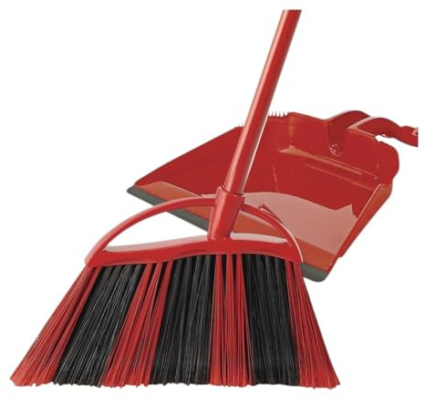 Power Tools For O-Cedar 175073EA 53.88 in. Handle One Sweep Broom with Dustpan - RD/BK/GY Mod-C26PO-9262