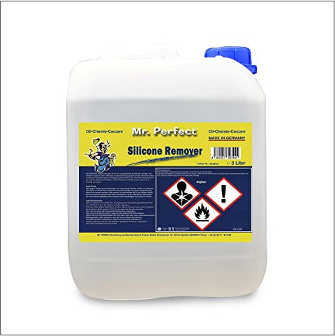 Mr. Perfect® - Silikonentferner 5L | Wachsentferner für Autolack| Der Silikonreiniger entfernt mühelos Fette, Öle & Silikon | Effektive Reinigung | Für große Flächen geeignet