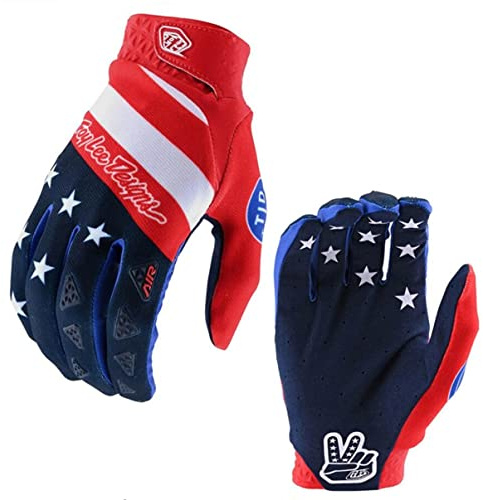 EXCEREY Star Cycling Gloves Mountain Bike Gloves for Outdoor Sports, Driving, Climbing for Men & Women (Red, XL)