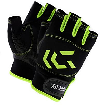 YanHLQJY Fishing Gloves - Sun & UV Protection Fingerless Gloves for Men & Women - Fishing, Rafting, Cycling, Running, Sailing & Jogging