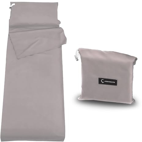 HENGBIRD HüTtenschlafsack, HüTtenschlafsack Baumwolle Sommerschlafsack HüTtenschlafsack Seide Sleeping Bag Ultra-Leichter Reise-Schlafsack HüTtenschlafsack für Backpacking Hostels und HüTten (Coco)