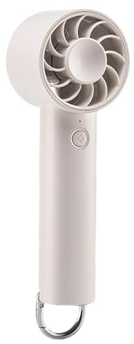 ventilatore a mano ventilatore a turbina ricaricabile con fibbia, ventilatore da tavolo da scrivania alimentato a batteria, ventilatore portatile per studenti per viaggi e campeggio