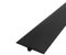 Übergangsprofil,T Profil Übergangsprofil Selbstklebend,5cm×3m PVC Boden Flache Spaltabdeckung,Holzböden Fliesen Abdeckleiste für Türschwellen und Verbindungsböden von Laminatdielenfliesen(Schwarz)
