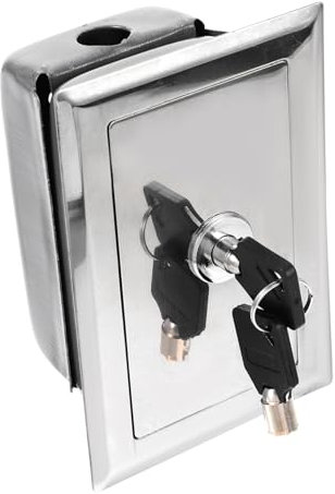 NUOBESTY Door Switch Box Electric Garage Push Button Momentary Push Button for Gate Opener