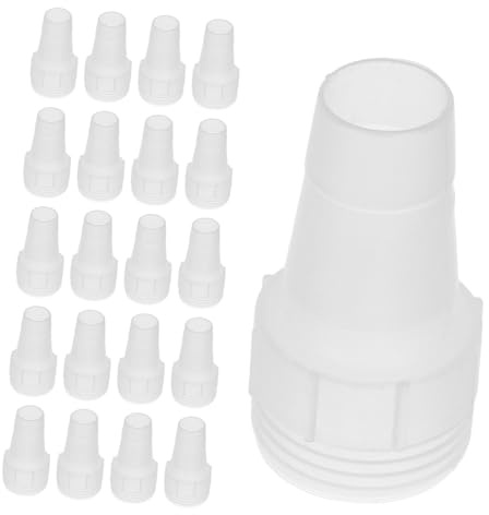 FUNNETOYU 40 pezzi Adattatori Riduttori in Plastica per Tubo con Barb per Riempimento Rapido Palloncini d Connettori Resistenti per Tubo Flessibile per Palloncini Giganti e Gonfiabili