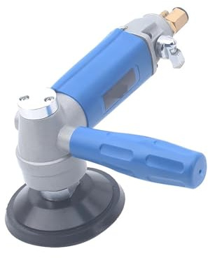 Máquina pulidora de piedra, Lijadora neumática húmeda profesional de 4 con alimentación agua, pulidora mármol, piedra for pulir y granito