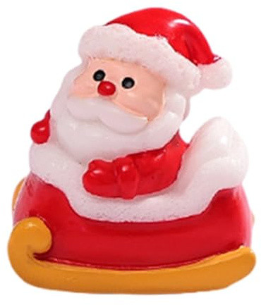 ETUCYNG Mini jultomtefigur | Julfigur dekoration – liten semester jultomte dekoration | dekoration för bilinstrumentbräda