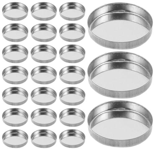 ARTSEWPLY 30 St Tomma Puderfodral Sminkpalett Rouge Tom Ögonskuggspalett Ögonskuggspalett Refillformar Tomma För Ögonskugga Silver