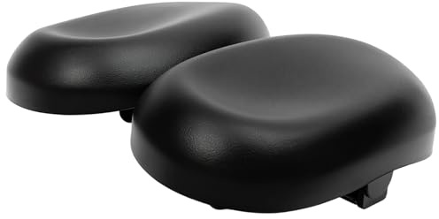 Selle de vélo sans nez pour homme et femme confortable et douce – Selle de vélo ergonomique en 2 pièces respirante amortissant les chocs imperméable | Trekking City VTT E-Bike Selle de vélo