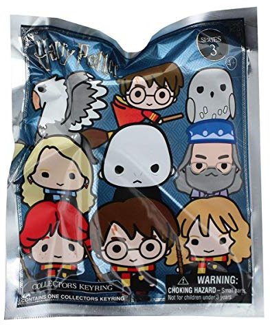 Harry Potter Series 3-3D Collectible Key Ring Blind Bag Key Accessory