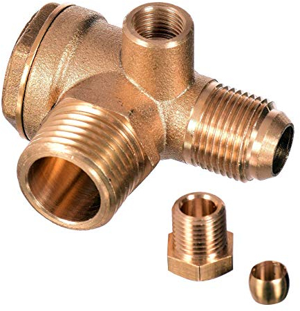 Valvola di non ritorno 1/2 X 3/8 (20 mm x 16 mm) compressore aria valvola in ottone connettore strumento aria compressore per il collegamento