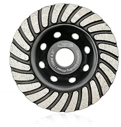 SHDIATOOL Muela de Copa Diamante 115mm Turbo Perfil para Hormigón Mármol Cerámica Piedra