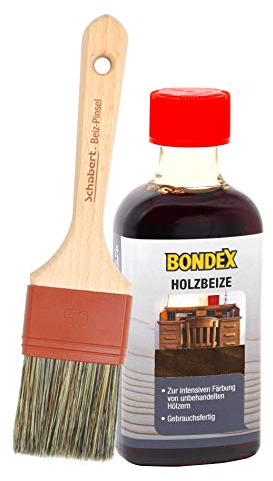 Bondex Holzbeize inkl. Beizpinsel 250ml (nussbaum)