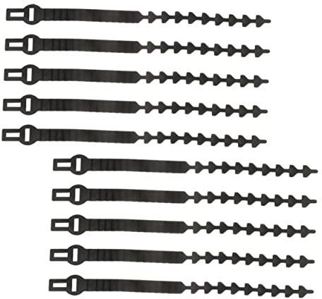 POPETPOP Lot de 10 Sangles Dattache pour Arbres De Jardin 2 Tailles Sangles De Fixation pour Branches