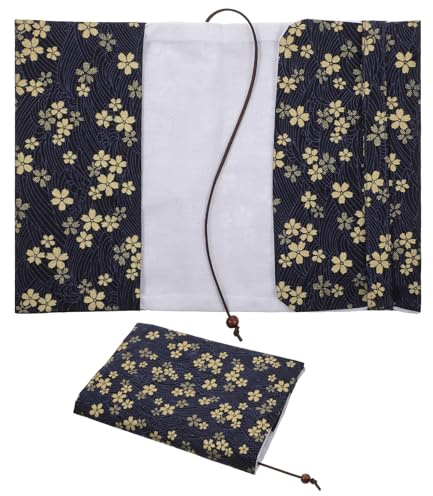 MBAIYO Book Covers for Paperbacks,Book Cover Protector Adjustable Fabric Fit A5 Size 5.5x8.2 Inch Paperbacks for Hardcover Softcover Novels Protection