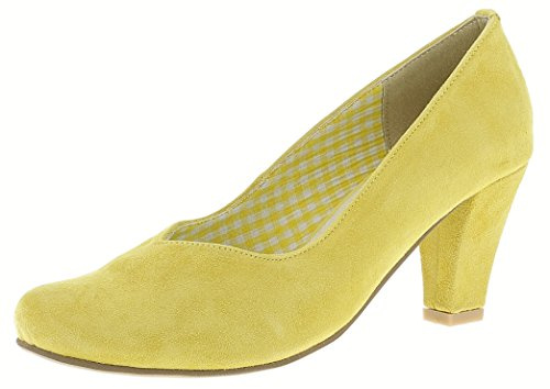 Hirschkogel Damen Pumps, gelb, 38 EU