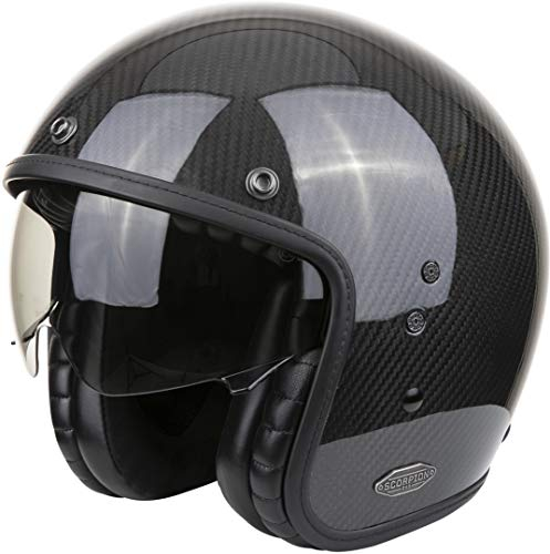 Scorpion Herren Belfast Carbon SOLID Black XS Motorcycle Helmets