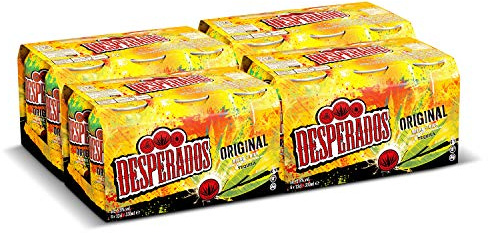 Desperados | Bière aromatisée Téquila | 33cl | Pack de 24 canettes