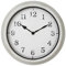 TFA Dostmann Horloge Murale XL pour Exterieur, 60.3067.02, Grande Horloge, Design rétro, Résistant aux éclaboussures, pour Jardin/Terrasse/Balcon/Patio/Véranda, Blanc