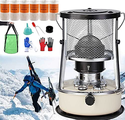 Chauffage Pétrole, Poêle Pétrole D'intérieur Portable, Extincteur Automatique Et Chauffage Radiant Protection Contre Les Chutes, pour Le Camping en Terrasse A