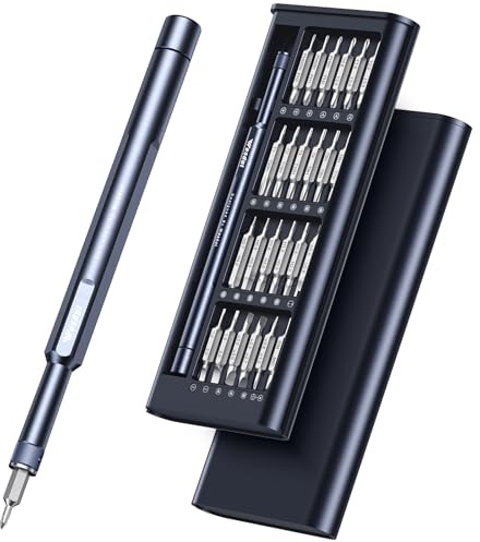 Wesdut 49in1-S2 Precision Screwdriver Set, [Super Durable] Ultra Compact Small Magnetic Mini Repair Tool Kit, Tiny Screw Driver with Torx Flat bits Fits Ring Doorbell, Watch, Laptop, Eyeglass, Camera