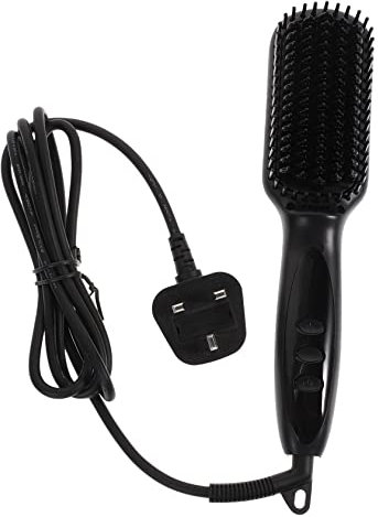 WOONEKY Peigne à Température Pour Cheveux Et Barbe Brosse Lissante Multifonctionnelle Pour Voyage Et Maison
