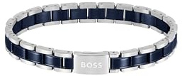 BOSS Jewelry Pulsera de Eslabones para Hombre Colección METAL LINKS ESSENTIALS Bicolor - 1580664