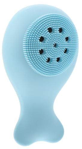 VICASKY Brosse de bain en silicone avec poignée - Brosse de nettoyage pour le dos - Accessoire de bain pour nettoyer et masser efficacement la peau