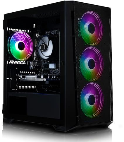 ADMI Gaming PC - AMD Ryzen 5 5500 - NVIDIA RTX 3050 6GB GDDR6-16GB 3200MHz DDR4-1TB NVMe - X= Airflow RGB (Black) - WiFi - No Operating System