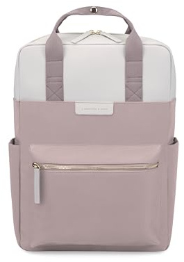 Kapten & Son Rucksack Bergen Dusty Rose 11 L | Rucksack Damen & Herren Rosa | Tagesrucksack mit 13 Laptopfach | vegan & wasserabweisend