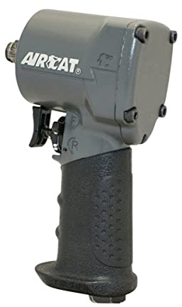 AIRCAT Pneumatic Tools 1077-TH: Stubby Impact Wrench 700 ft-lbs - 3/8-Inch