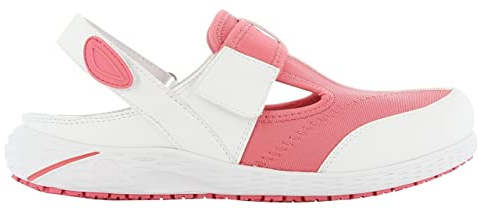 SAFETY JOGGER Safety Shoes for Women 6,5 UK - Aliza - Lightweight Comfortable Velcro Work Shoe, Ideal for Nurses, Kitchen or Indoor, Non Slip and Shock Absorbing, Oxypas, Pink