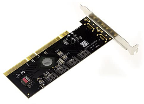 KALEA-INFORMATIQUE Scheda controller PCI-X SATA a 4 porte RAID 0 1 10 - PCIX 64 bit (compatibile PCI 32 bit) con chipset SIL3124