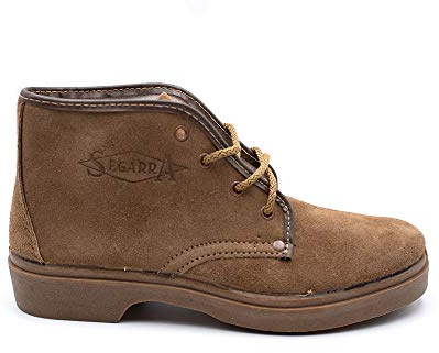 SEGARRA - Botas de campo con cordones y suela de goma,tallas grandes,piel, para: Hombre