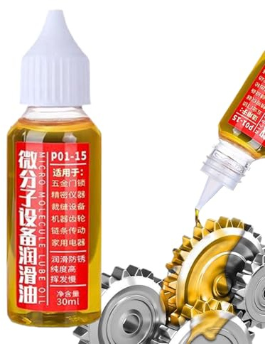Lubricante Mecánico - Lubricante Antióxido para Relojes,Aceite Multiusos para Cadenas de 30 ml, Suministros para Mantenimiento de Cremalleras Portátiles