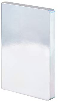 Nuuna Notizbuch A6 | Fluid Chrome - S | Dotted Journal | 2,5mm Punktraster | 176 nummerierte Seiten | 120g Premium-Papier | holographisches Cover | vegan | nachhaltig produziert in Deutschland