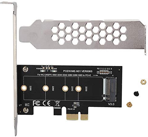 Convertisseur de connecteur de Carte d'extension PCI-E vers M2 Carte d'extension PCI-E vers M.2 PCIE pour Disque Dur M2 NGFF NVME