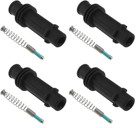 SG Store 4pcs Ignition Coil Rubber Sleeve Repair Kit Ignition Coil Cover Spring Ignition Module Coil Pack Compatible with Adam, Astra J, Corsa D/E 95514599
