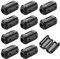 10 anelli magnetici anti-interferenza rimovibili per filtro ad alta frequenza, nucleo di ferrite (nero)