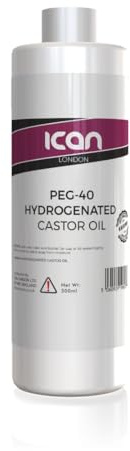Ican London Olio di ricino idrogenato Peg-40, 500 ml