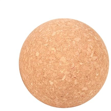 8 cm korkboll massage boll natur yoga boll kork fascia boll korkbollar för djup vävnad massage för händer fötter rygg