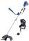 Scheppach Akku-Freischneider BC-BCH380/40-X Brushless | Schnittbreite Rasentrimmer 380 mm/Motorsense 255 mm | Faden Rasentrimmer 4 m / 1,6 mm | 2X 20V (40V) | 20V-IXES-Serie