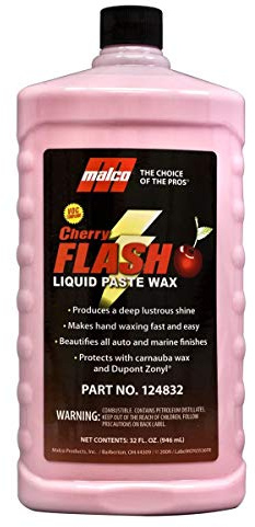 CHERRY FLASH CERA DI CARNAUBA AUTO,BRILLANTEZZA E PROTEZIONE FACILE APPLICAZIONE 1LT