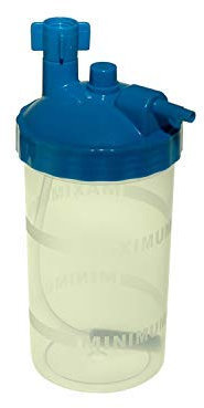 Umidificatore a bottiglia da 400 ml Monopaziente per Ossigenoterapia con attacco a vite