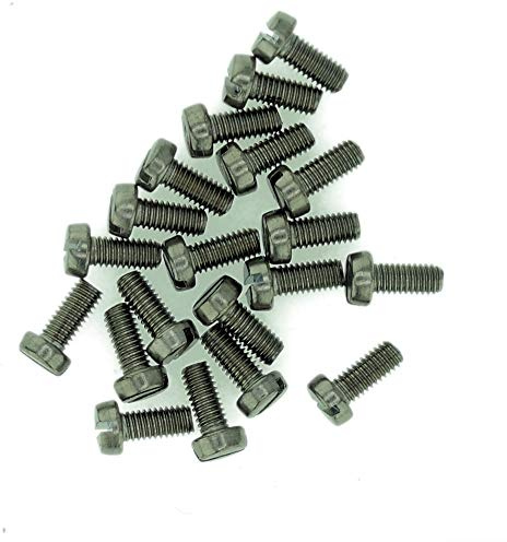 M1.4 (1.4mm x 8mm) Slot Cheese Machine Screw (Bolt) - Stainless Steel (A2) (Pack of 20)