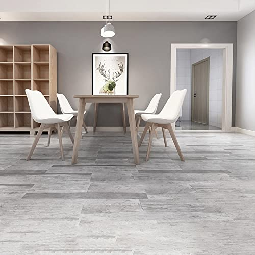 HARICSET PVC Selbstklebend Bodenbelag Bad Vinylboden Fliesenoptik Fliesen Selbstklebend Küche Fliese Laminat Fliesenoptik Abwaschbar Laminatboden(Size:10sqm,Color:W92)