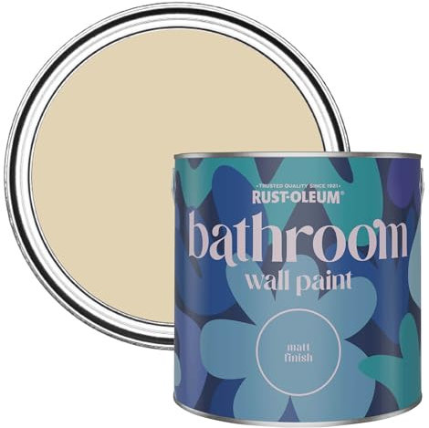 Rust-Oleum Beige Water-Resistant Bathroom Wall & Ceiling Paint - Sandhaven 2.5L