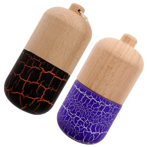 CORHAD Juguetes Kendama de Madera para Niños 2 Piezas, Pastilla para Lanzar y Atrapar, Coordinación Mano-Ojo, Juego Educativo para Mayores de 6 Años, Diversión y Habilidad, Color Color Aleatorio