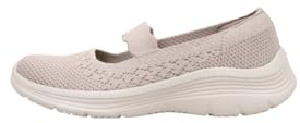 Skechers 159252 Bedford Taupe Scarpe Donna Sneakers Memory Foam Ballerina Vegan 39