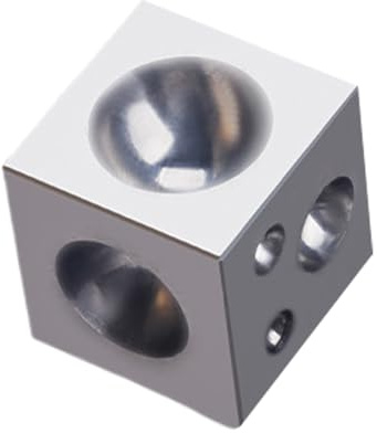 Bloque de apriete - Herramienta de conformación de metal de precisión para moldear metales, punzón de bola para herramientas de conformación y apriete de metal, para colgante de reloj, engaste de